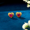 The Romantic Heart Gemstone Earring For Women