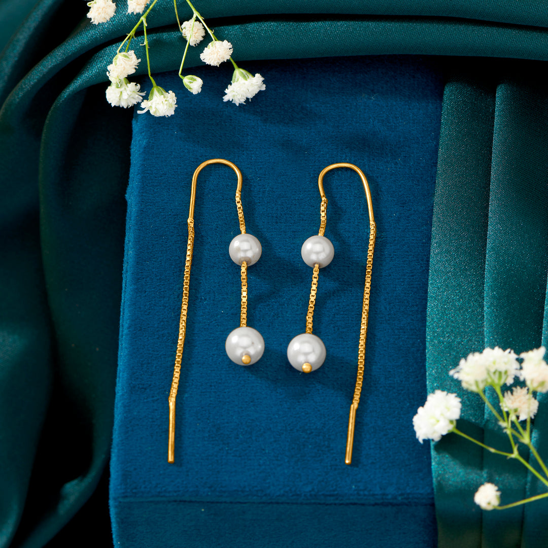 Maisy Sui Dhaga Gold Earring For Women
