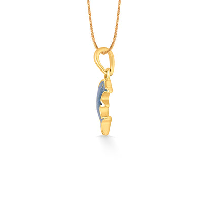 Blue Dolphin Kids Gold Pendant For Women