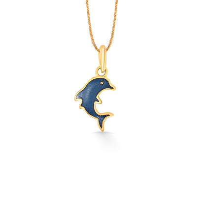 Blue Dolphin Kids Gold Pendant For Women