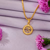 Om Religious Gold Pendant For Women