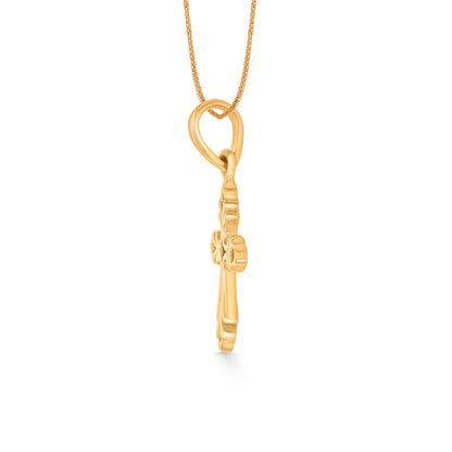 Crossline Grace Gold Pendant