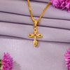 Crossline Grace Gold Pendant