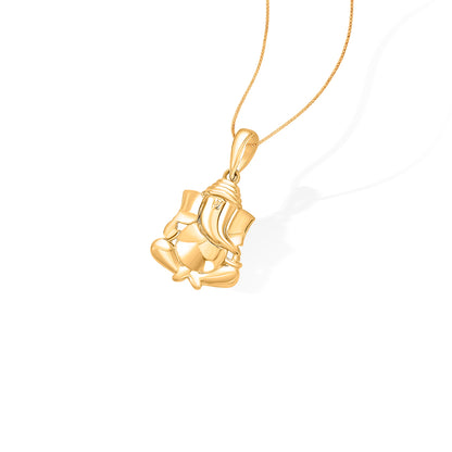 Vinayak Gold Pendant