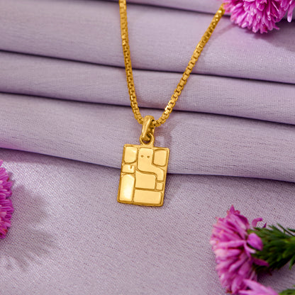 Ganesha Religious Gold Pendant For Women