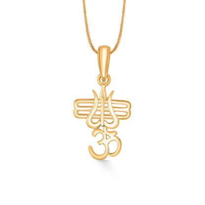 Shiv Astra Gold Pendant