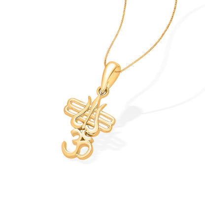 Shiv Astra Gold Pendant