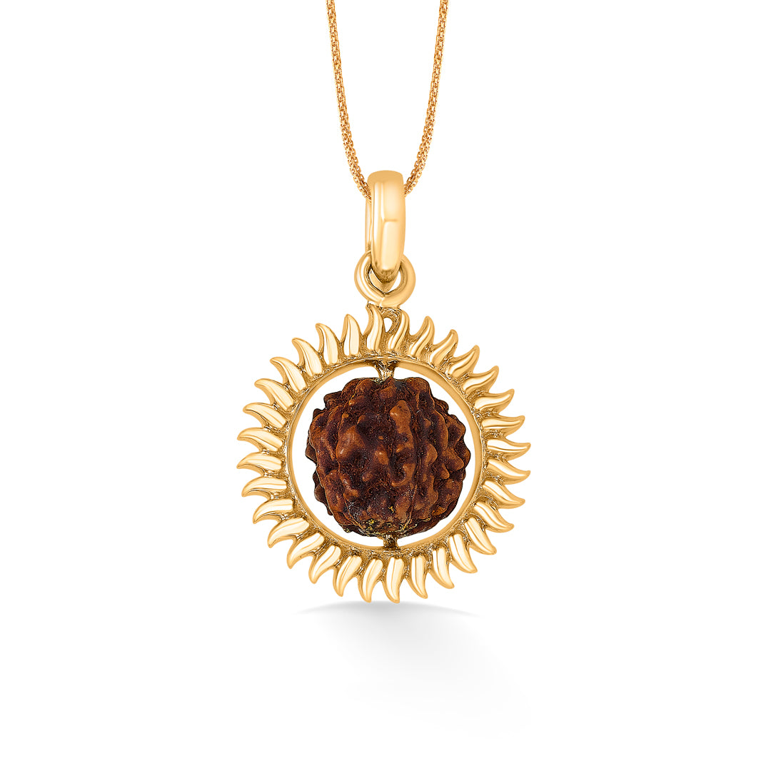 Rudraksh Spirit Gold Pendant