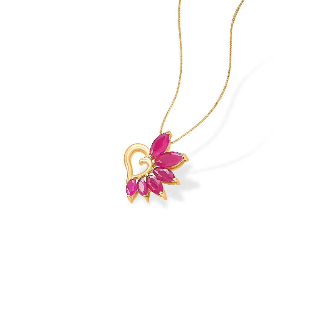 heartistry bloom gold pendant