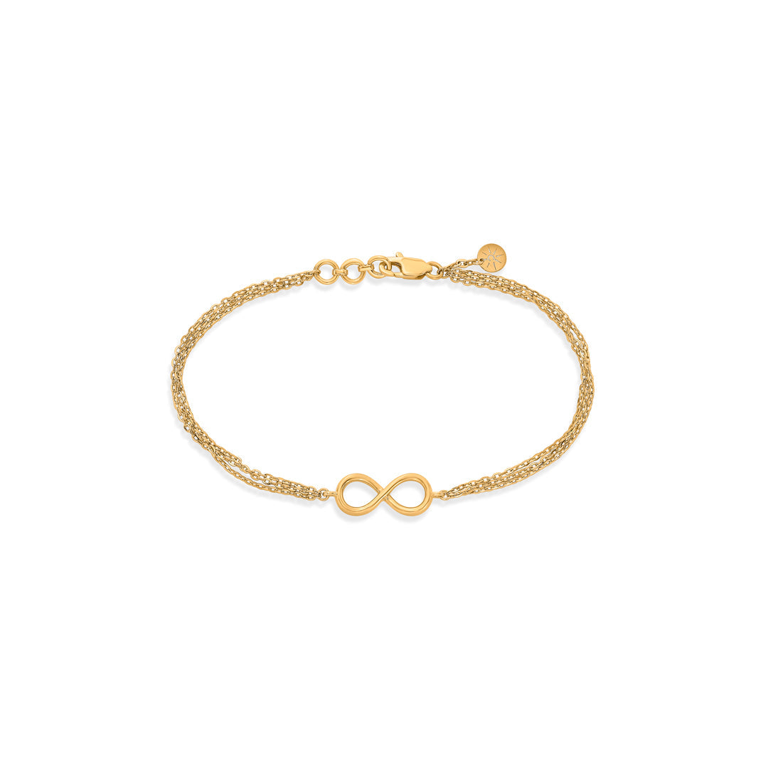 pure infinity gold bracelet