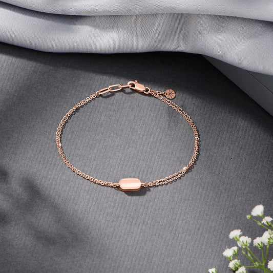 Rose Beam Gold Bracelets