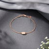 Rose Beam Gold Bracelet