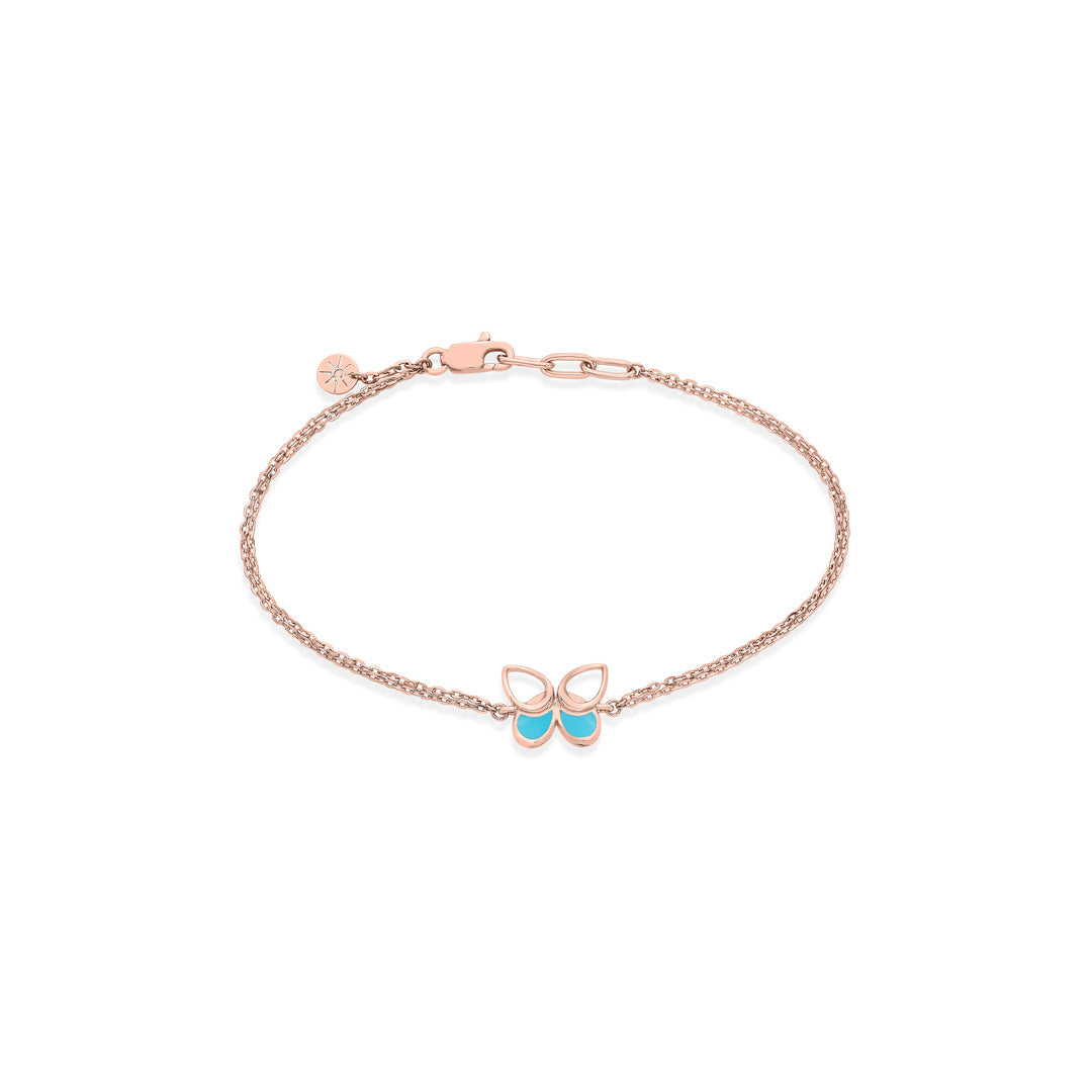 feathered horizon gold bracelets