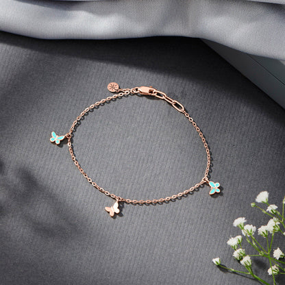 Skyflight Charm Gold Bracelet