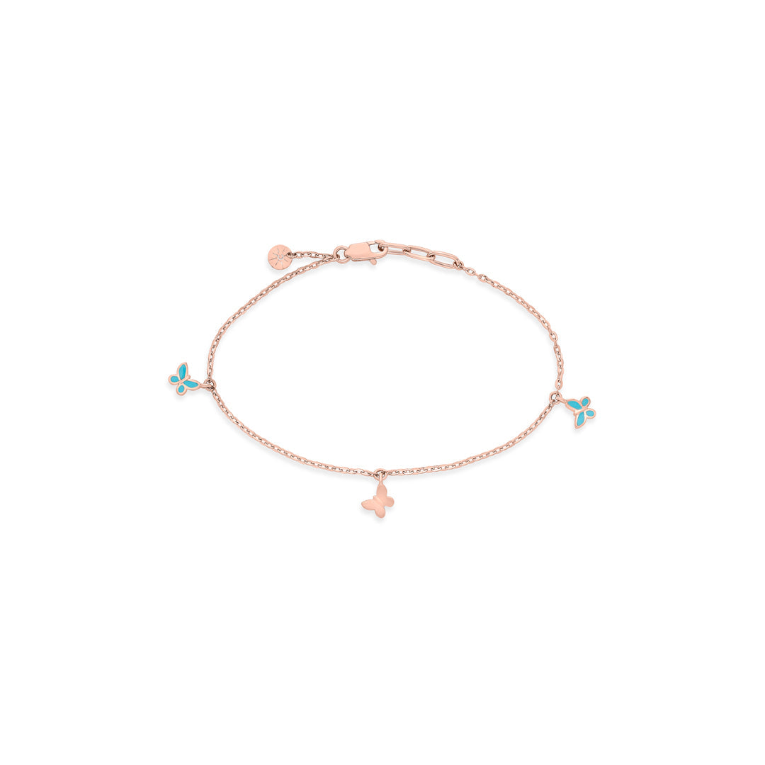 skyflight charm gold bracelets