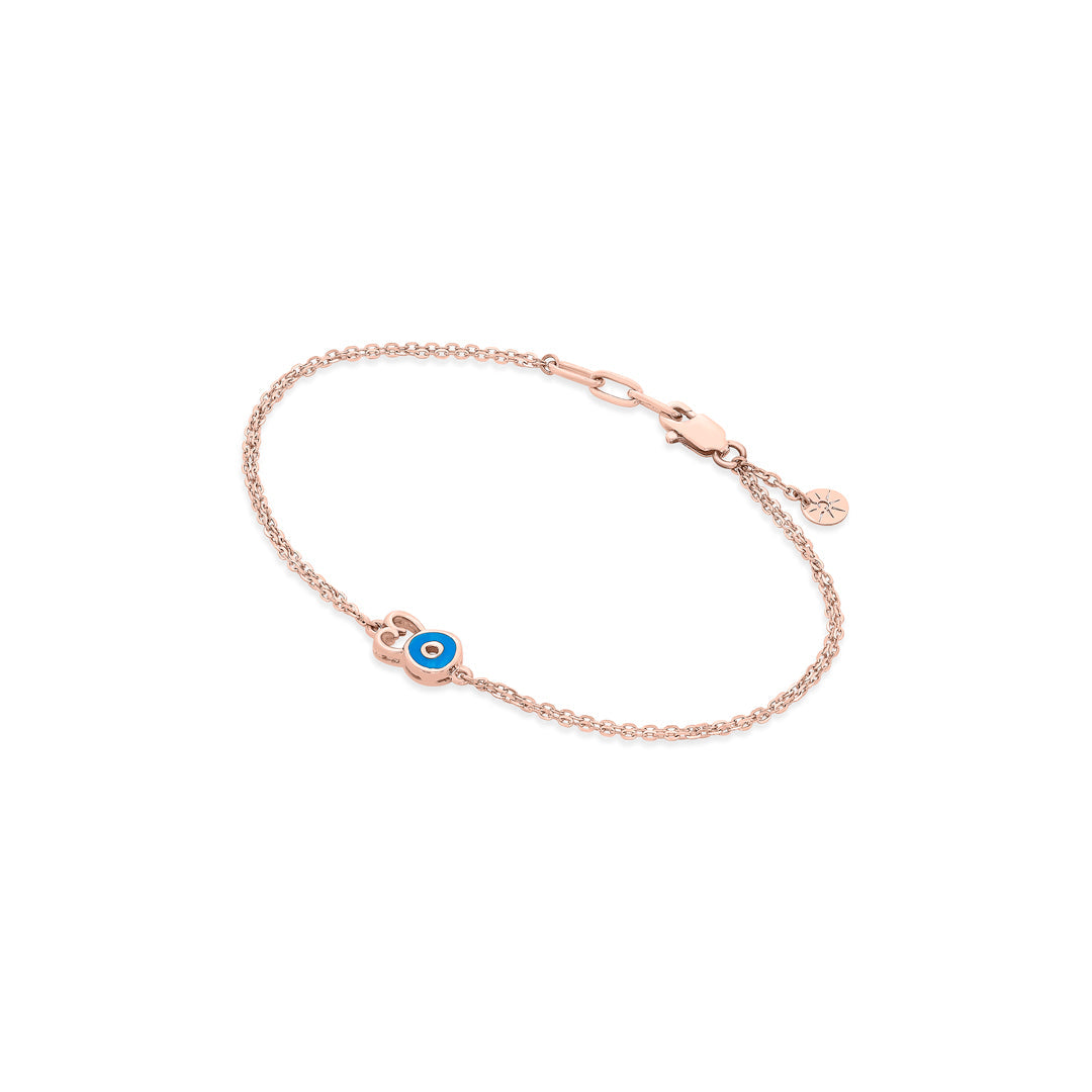 sky shield evileye gold bracelets