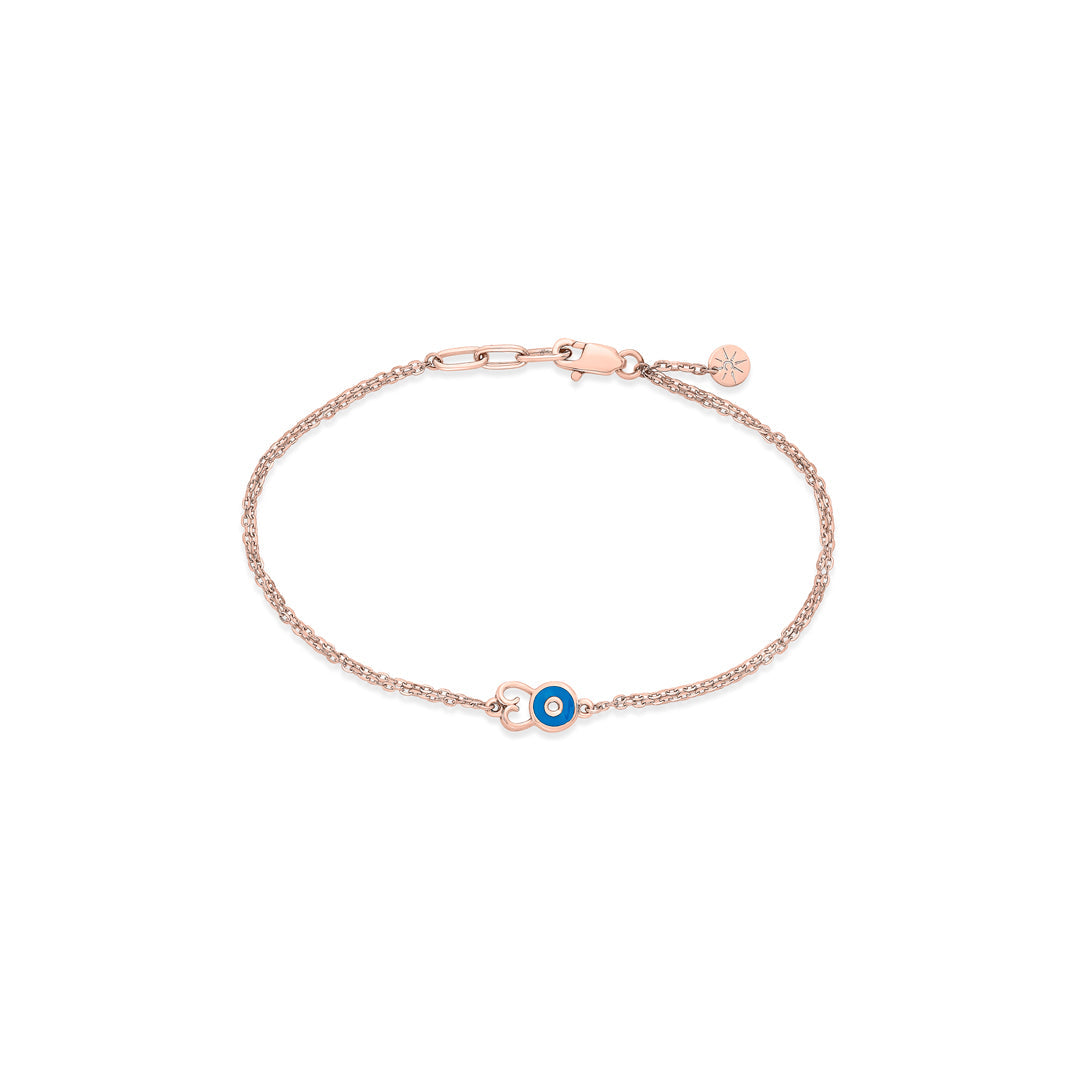 sky shield evileye gold bracelets