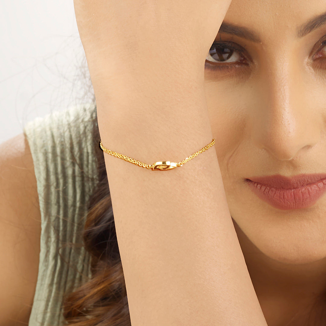 Trend Tag Gold Bracelet