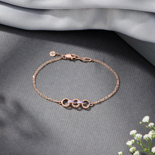 Moonlace Chain Gold Bracelet