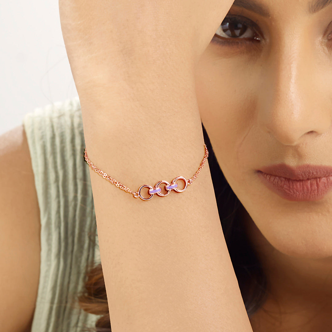 Moonlace Chain Gold Bracelet