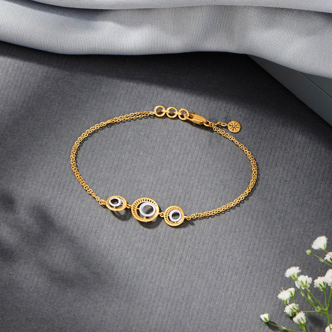Orbital Lux Gold Bracelet