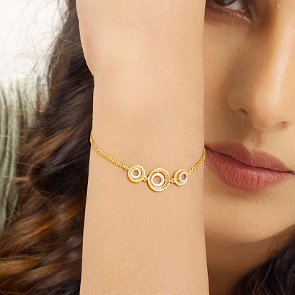 Orbital Lux Gold Bracelet