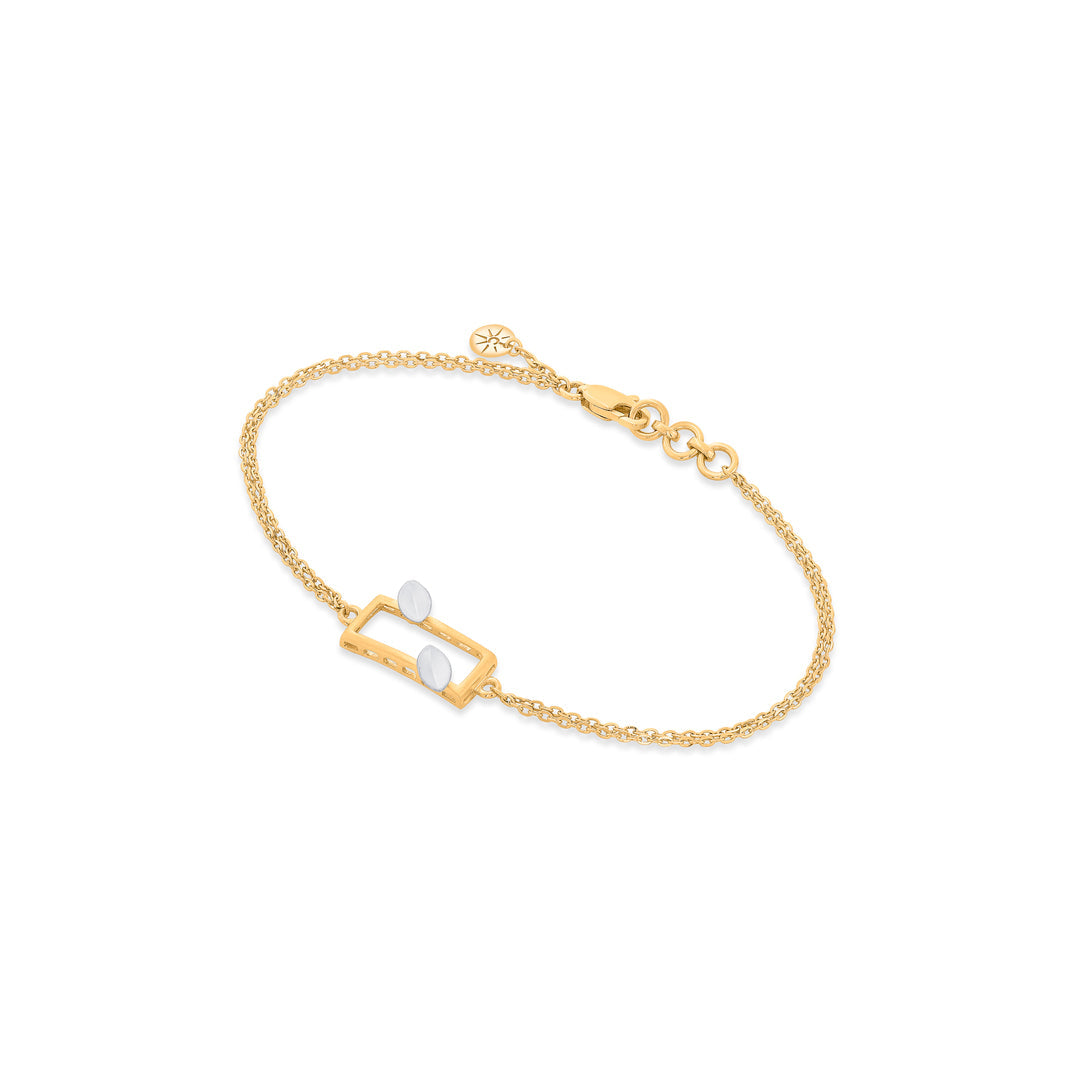 urban frame gold bracelets