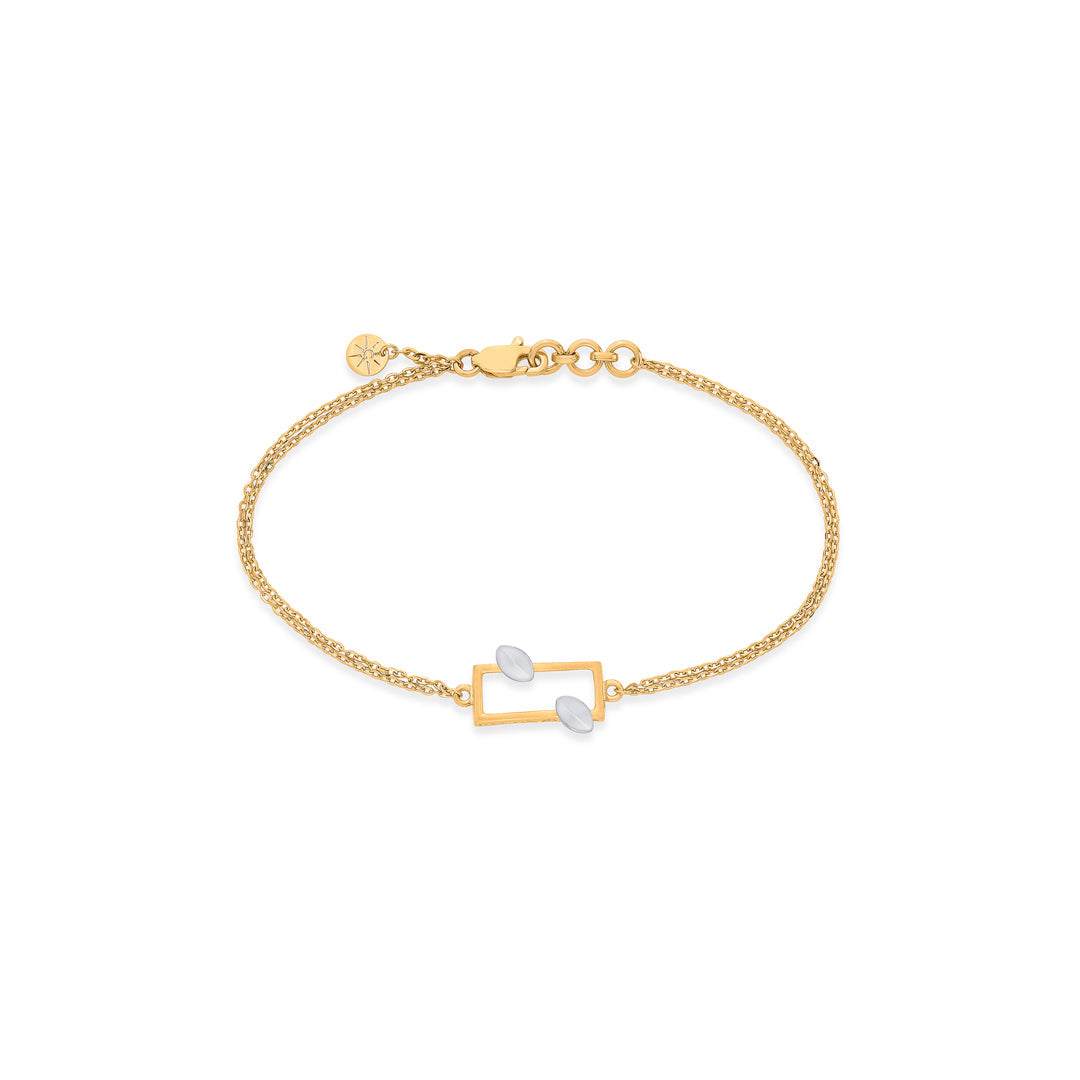 urban frame gold bracelets