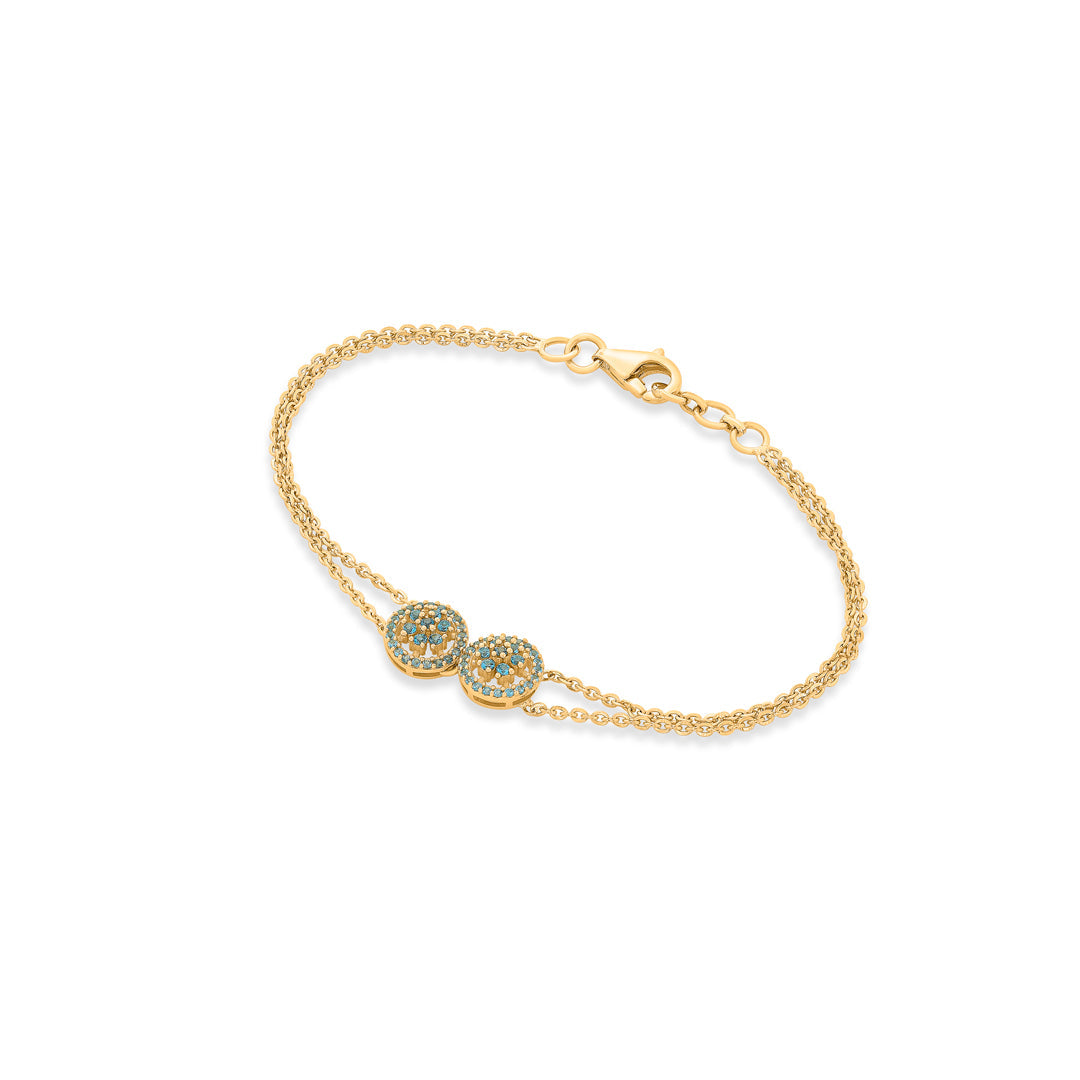 twilight kiss gold bracelet