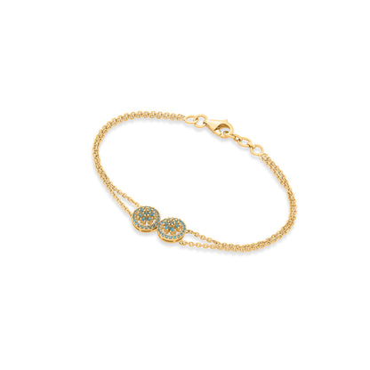 Twilight Kiss Gold Bracelet