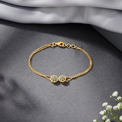 Twilight Kiss Gold Bracelet