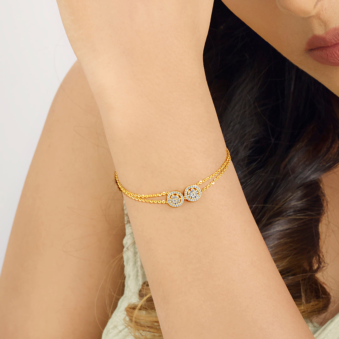 twilight kiss gold bracelet