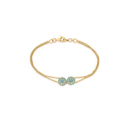 Twilight Kiss Gold Bracelet