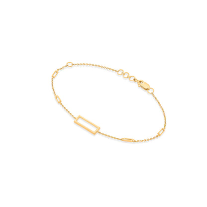 Chic Outline Gold Bracelet