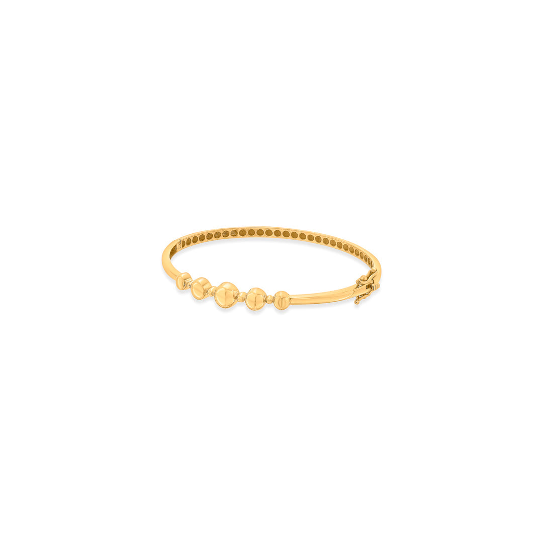 bubble beam gold bracelets