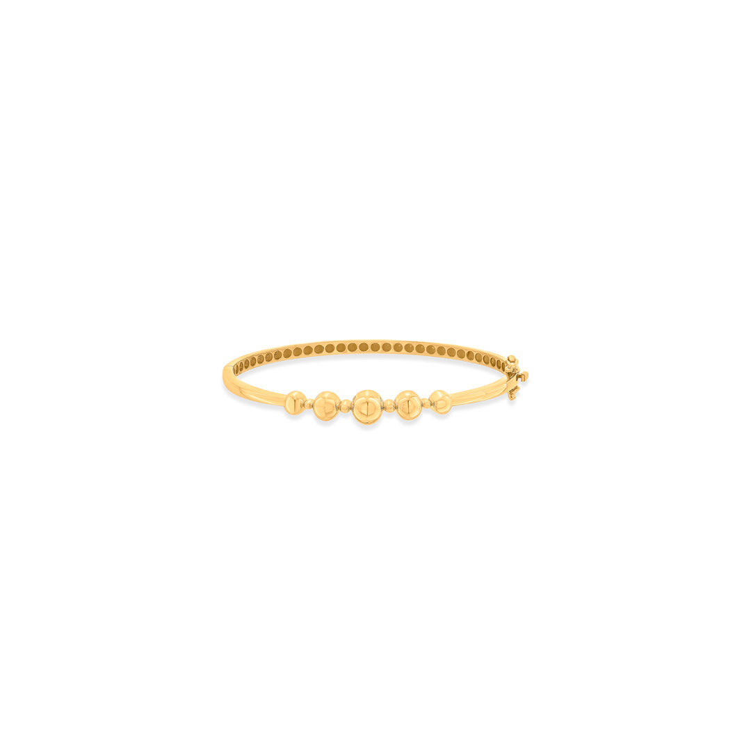 bubble beam gold bracelets