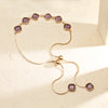 Viola Radiance Flexible Gold Bracelet