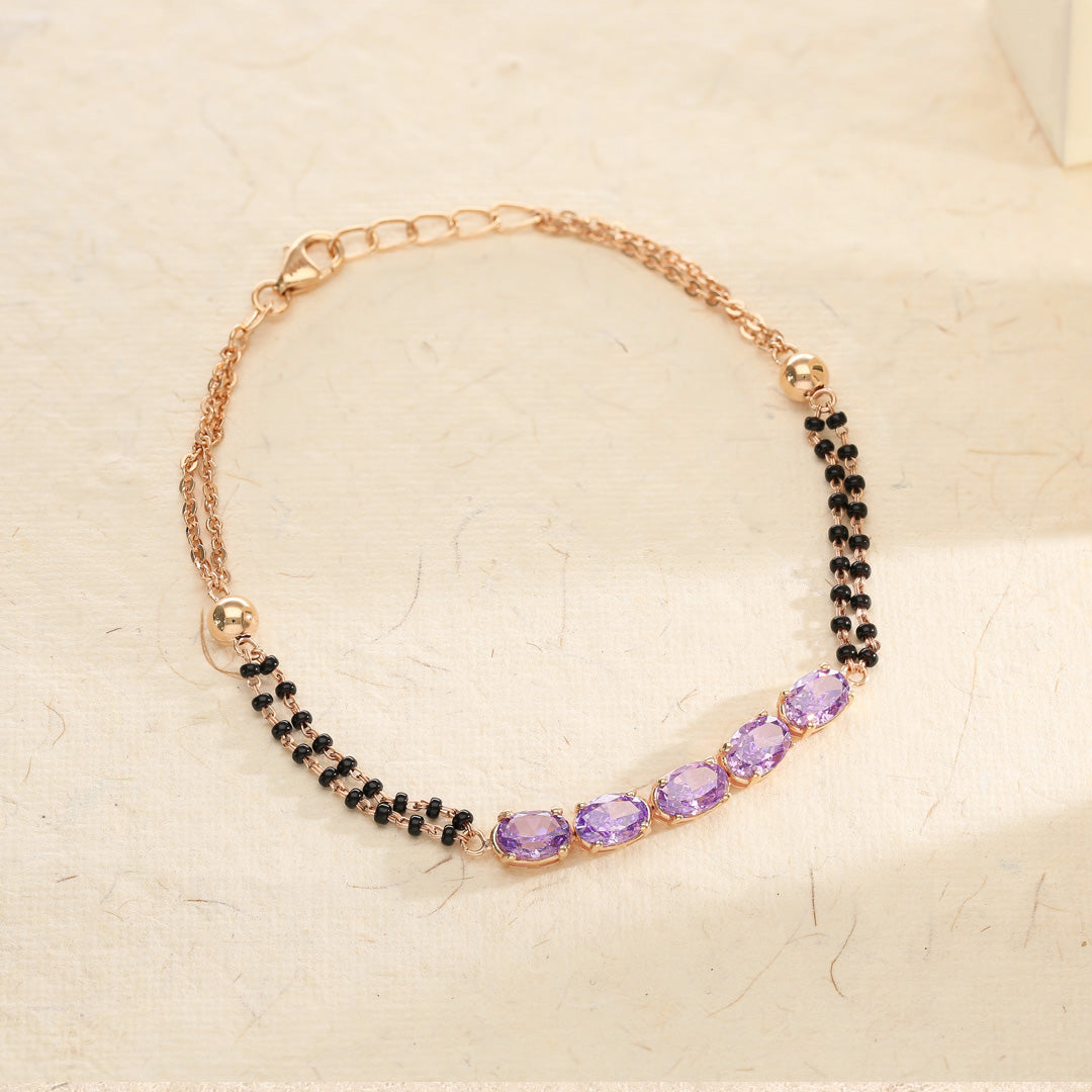 dusklight charm mangalsutra gold bracelet