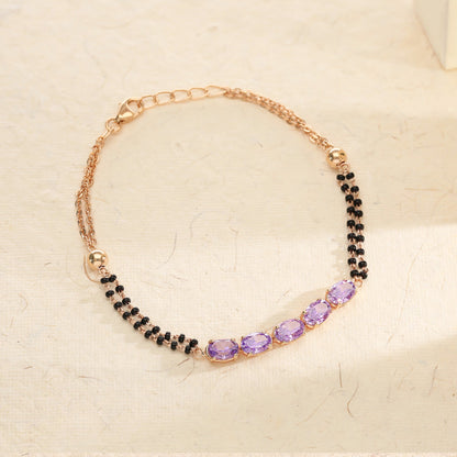 Dusklight Charm Mangalsutra Gold Bracelet