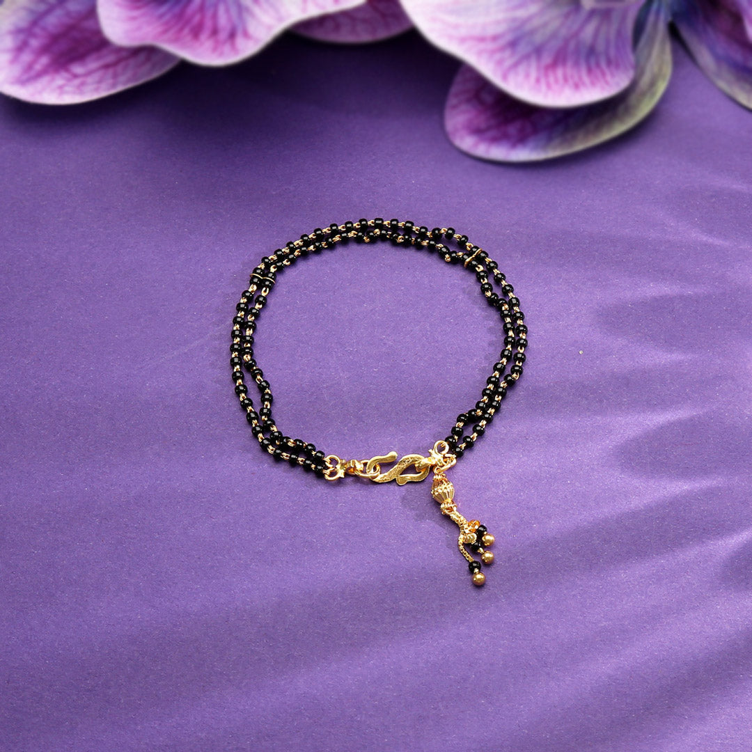 tribe thread mangalsutra bracelet