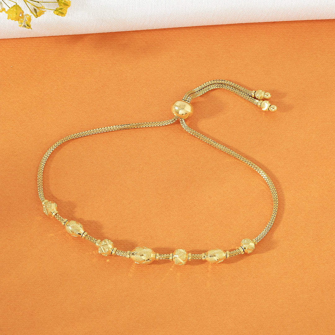 Swarna Manjari Flexible Gold Bracelet