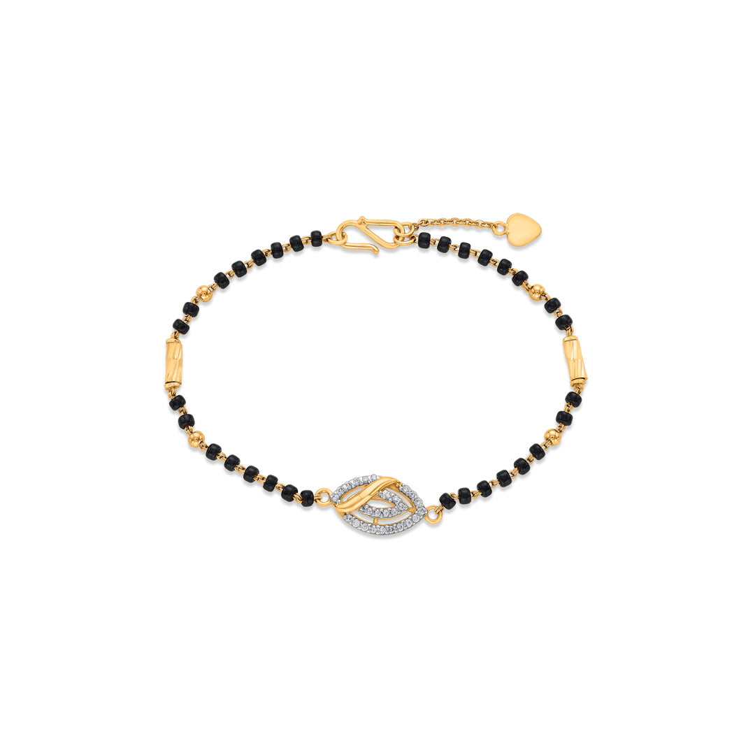 Graceline Gold Mangalsutra Bracelet