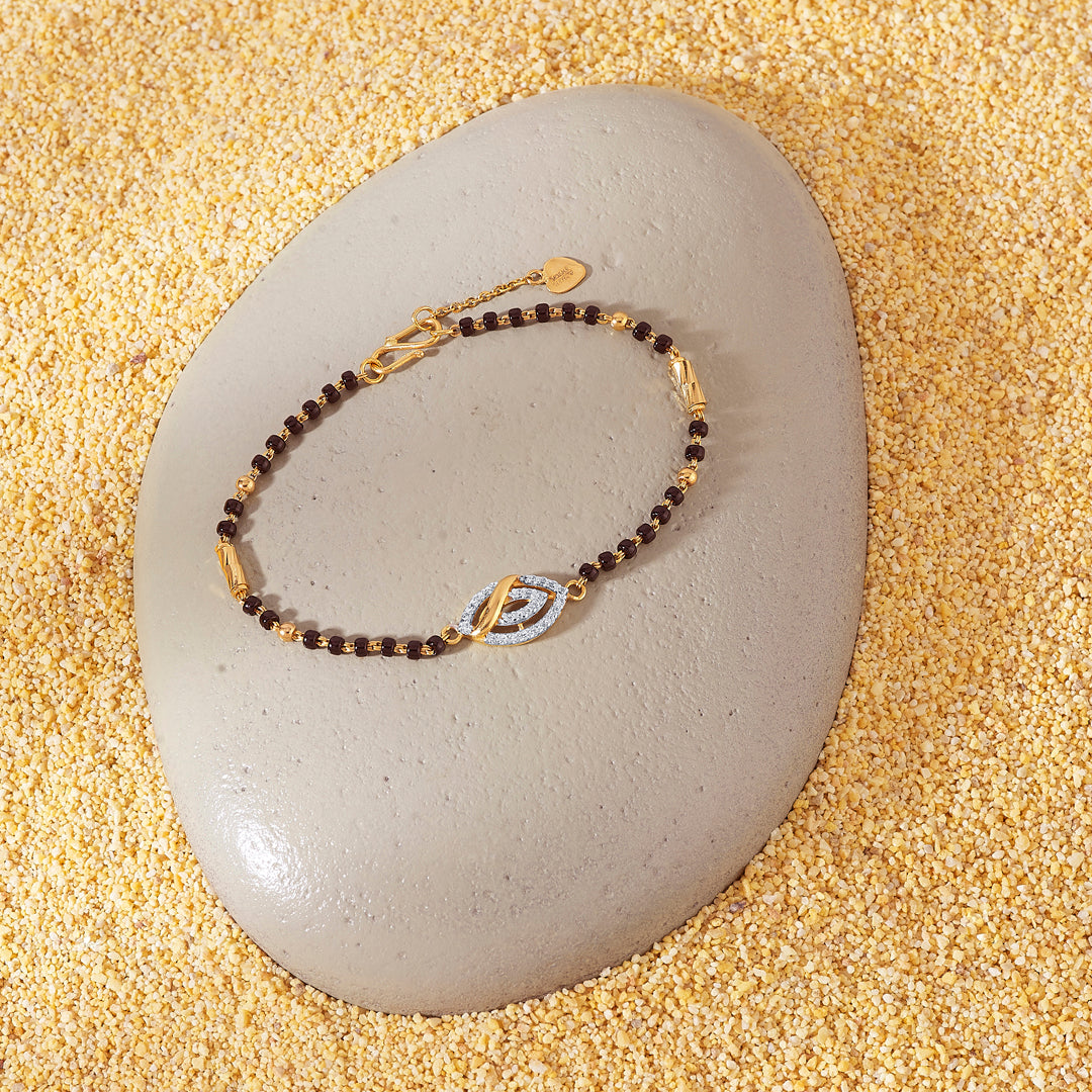 Graceline Gold Mangalsutra Bracelet
