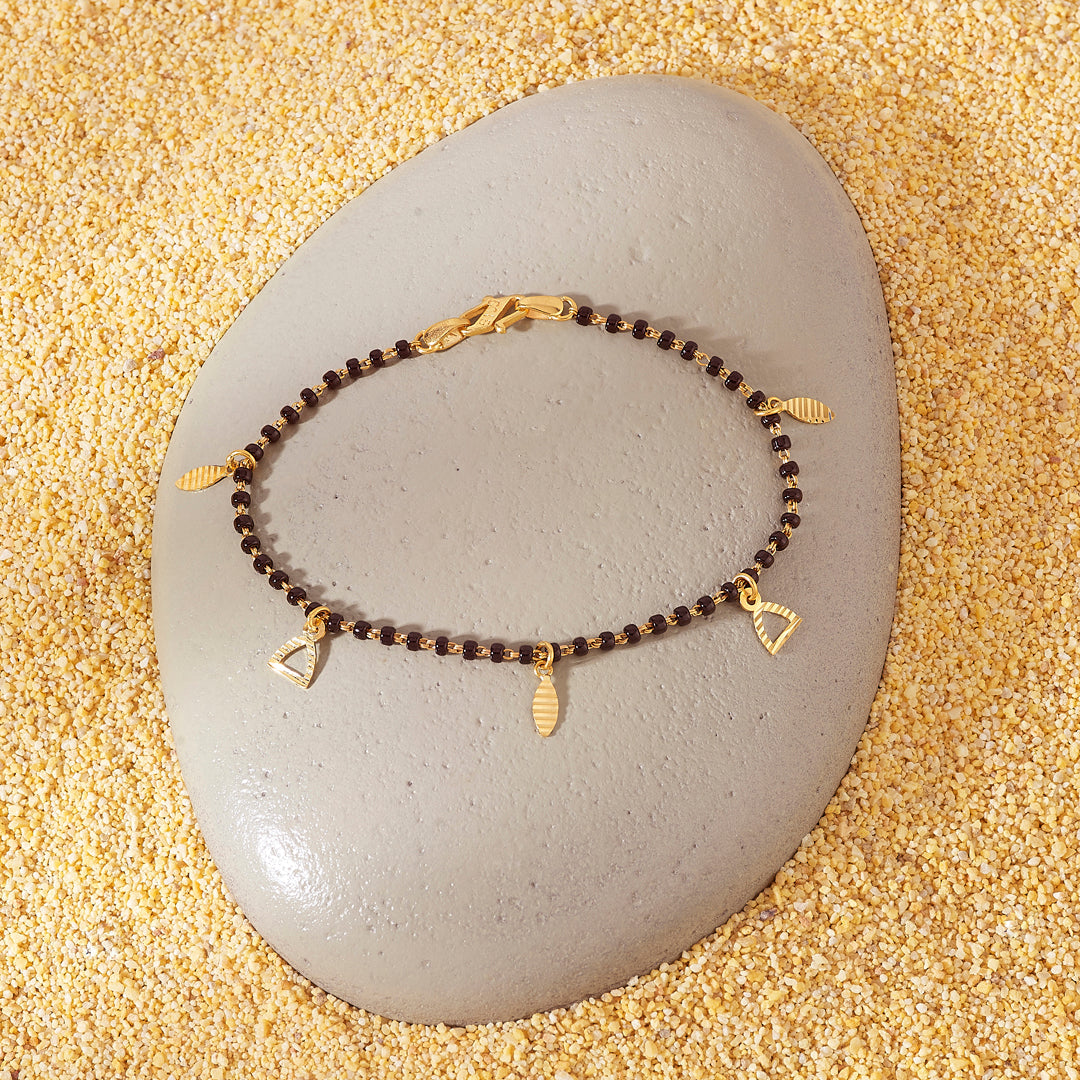 Charms Gold Mangalsutra Bracelet