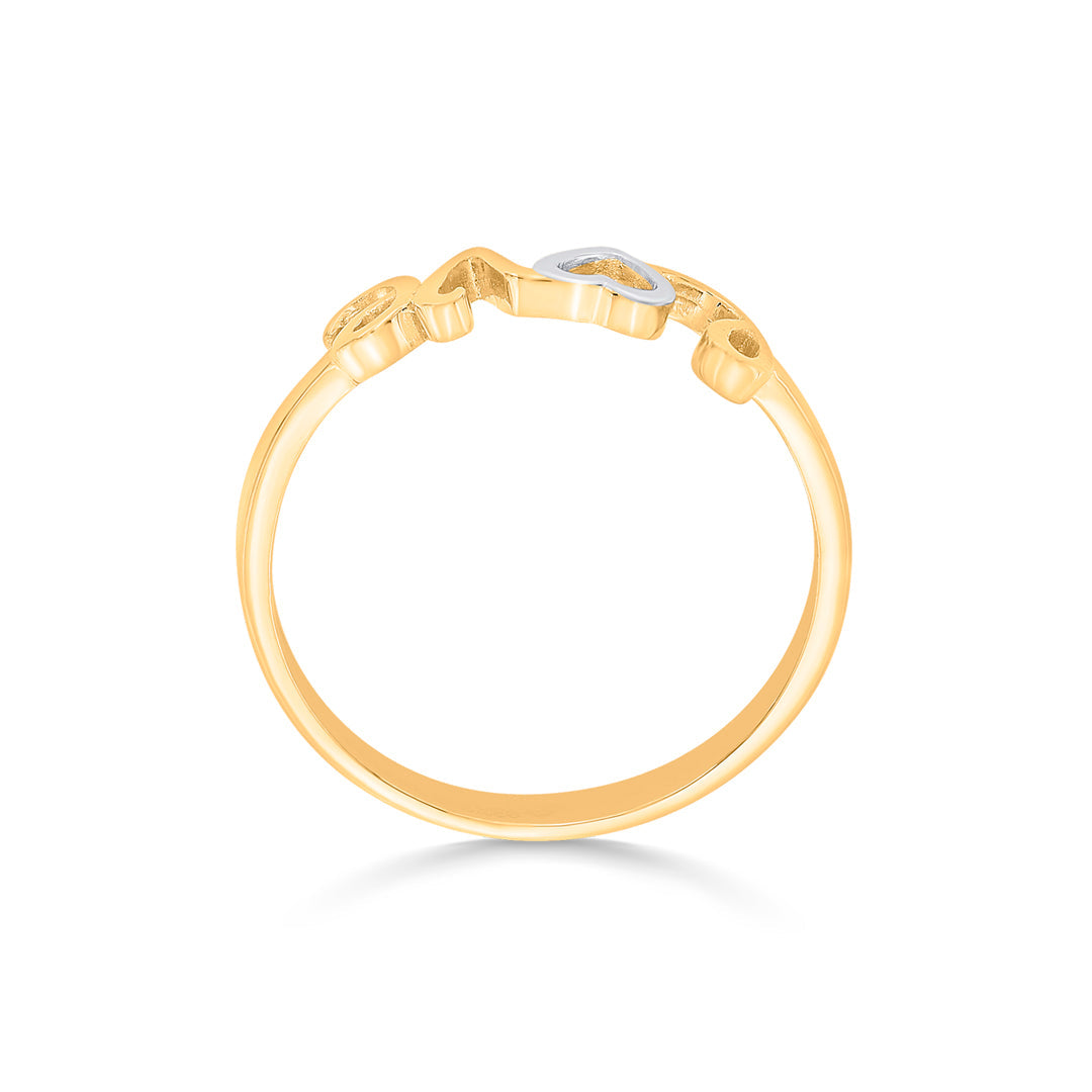 endless love fashion gold rings