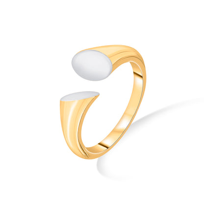 Mystic Balance Cocktail Gold Rings