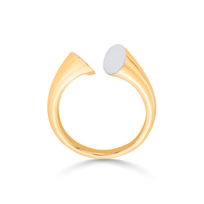 Mystic Balance Cocktail Gold Rings