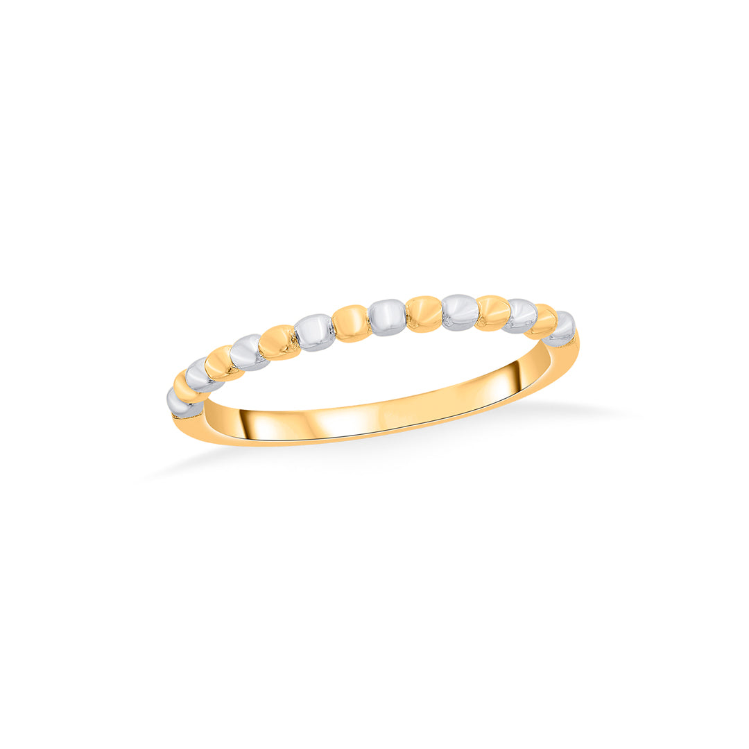 lustre line fashion gold ring