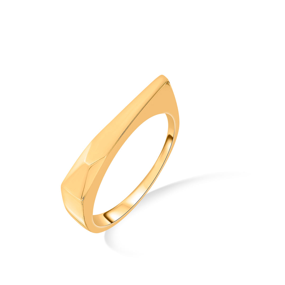 modern bar cocktail gold rings