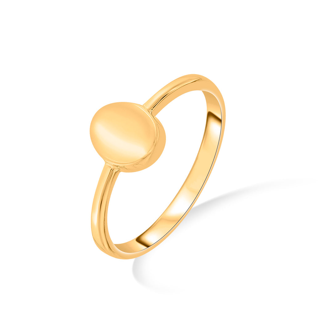 medallion coin fashion gold ring